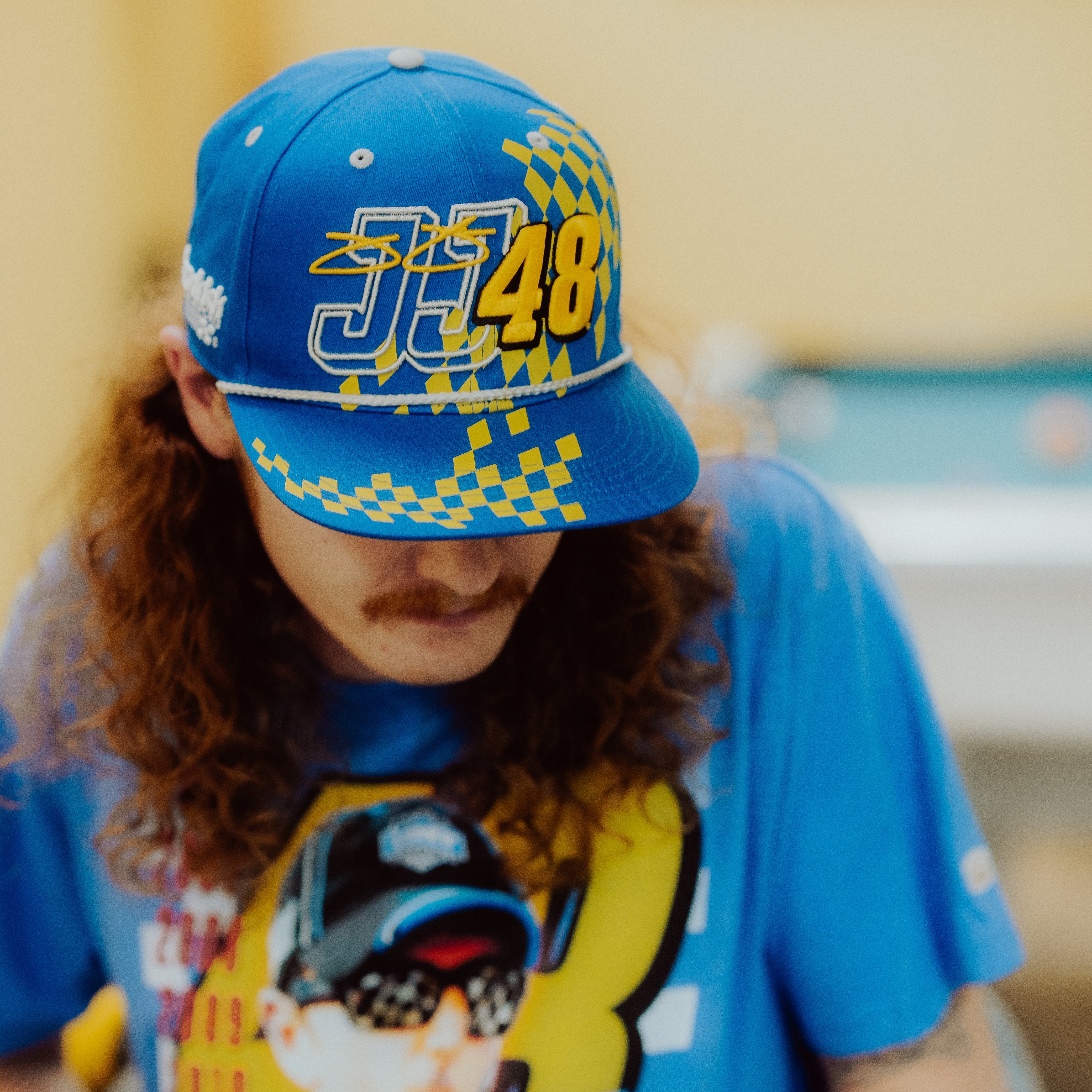 Retro Jimmie Johnson Driver Snapback Hat - Image 4