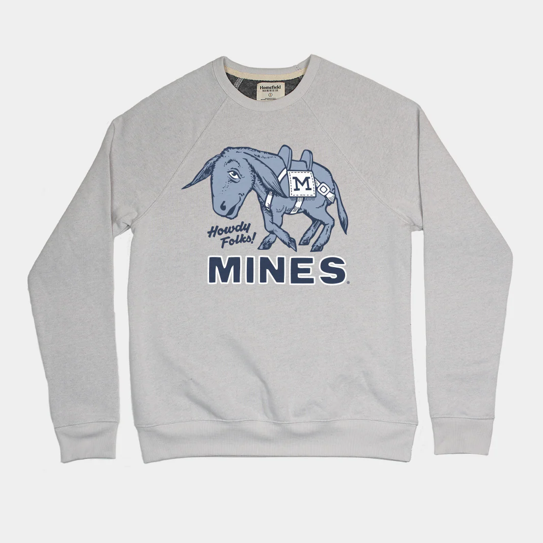 Retro Mines Burro Crewneck