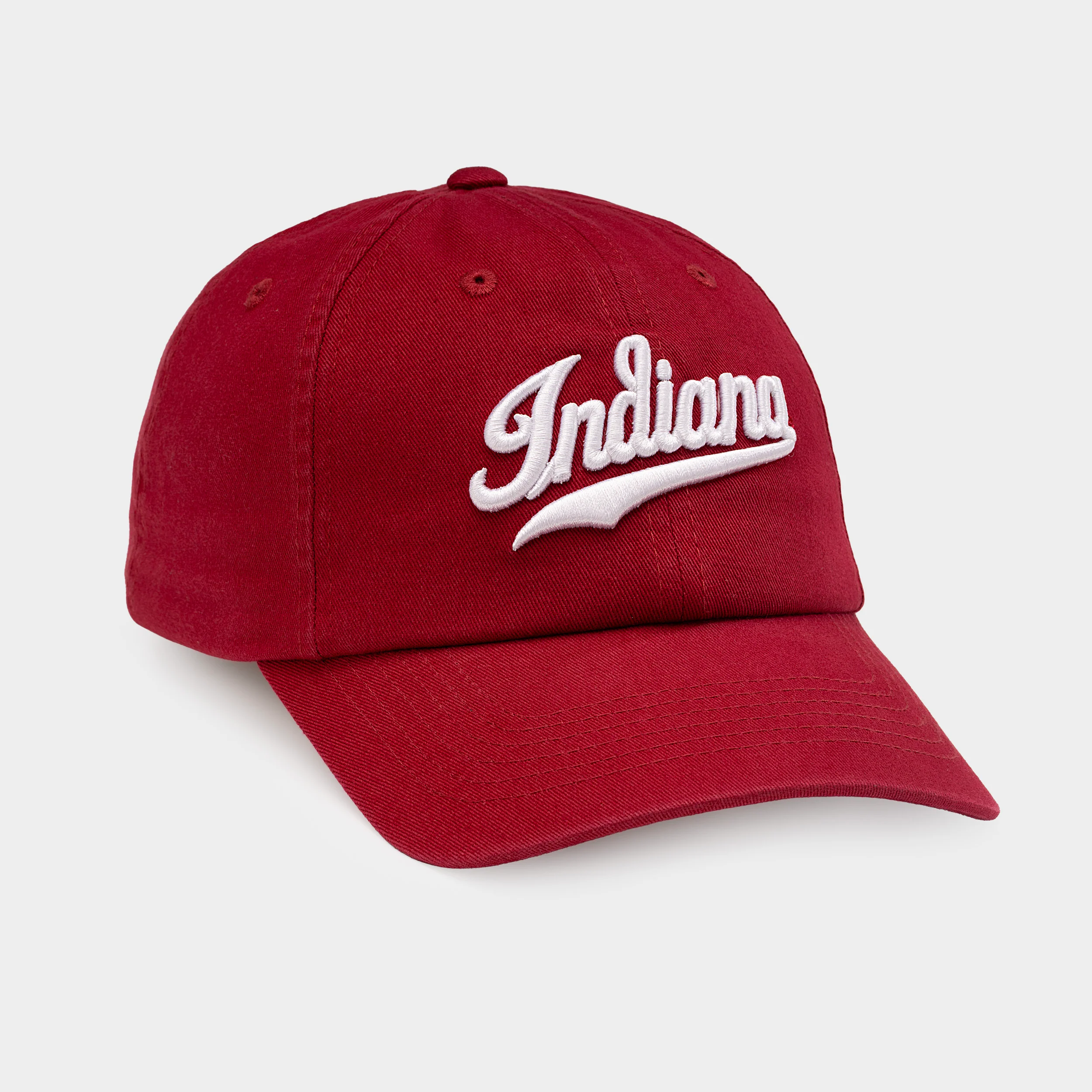 Retro Script "Indiana" Warmup Dad Hat - Image 2