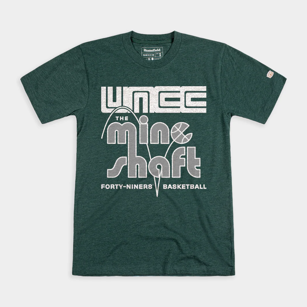 Retro UNCC Belk Gymnasium "Mine Shaft" Tee