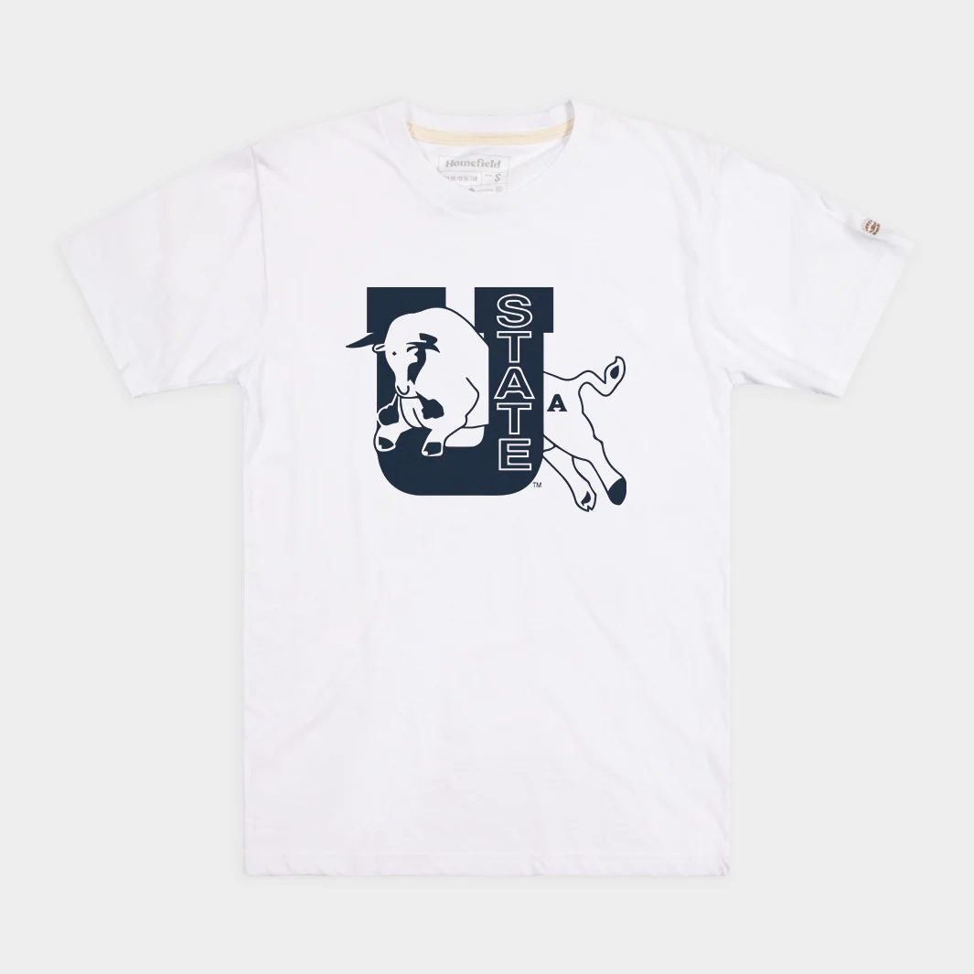 Retro Utah State Aggies Logo Tee