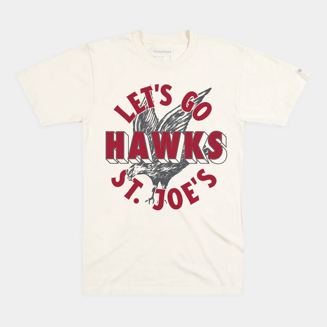 Saint Joseph's "Let's Go Hawks" Vintage Tee