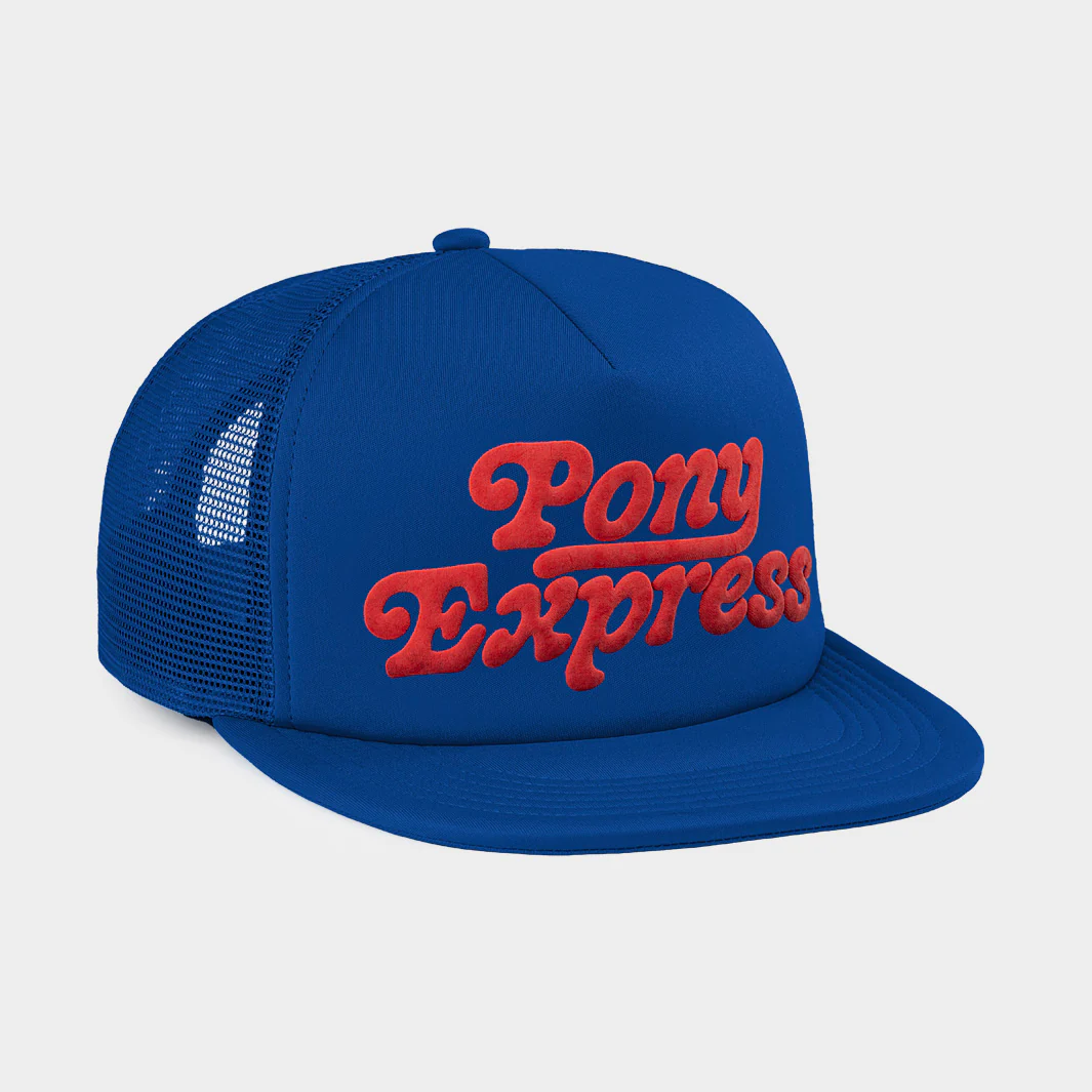 SMU "Pony Express" Puff Ink Trucker Hat - Image 2