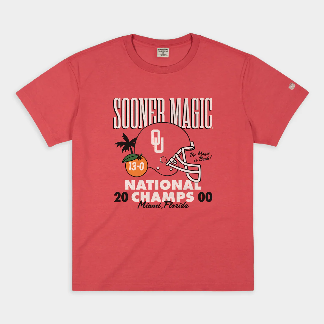 Sooner Magic Vintage 2000 National Champs Heavyweight Tee