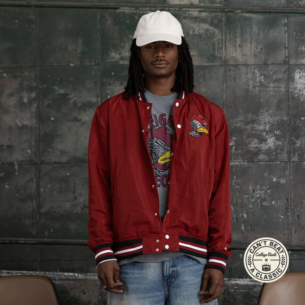 South Carolina Gamecocks Retro Bomber Jacket - Image 3
