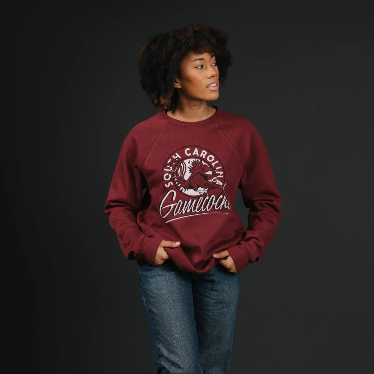 South Carolina Gamecocks Throwback Crewneck - Image 2