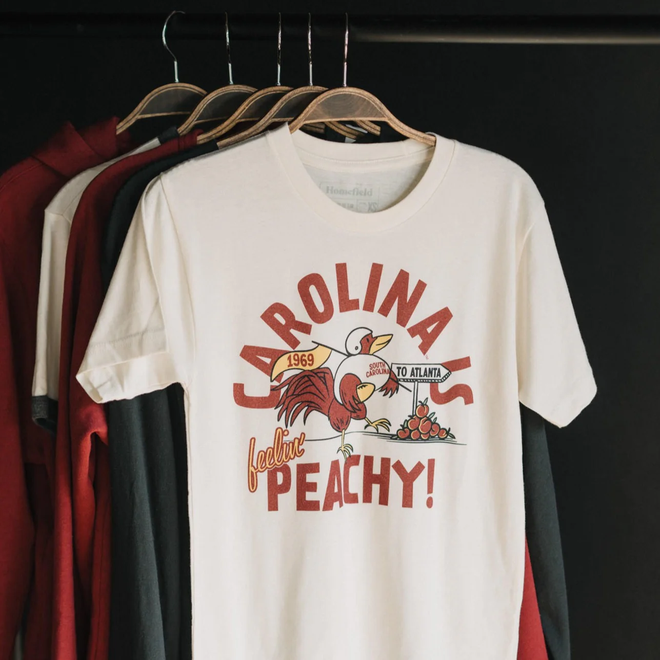 "Carolina is Peachy" 1969 Football Tee - Image 2