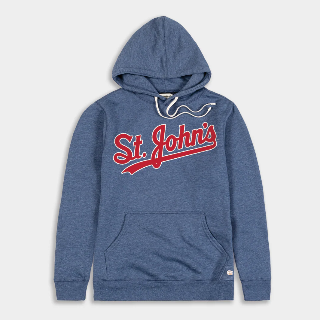 St. John's Red Storm Baseball Script Hoodie