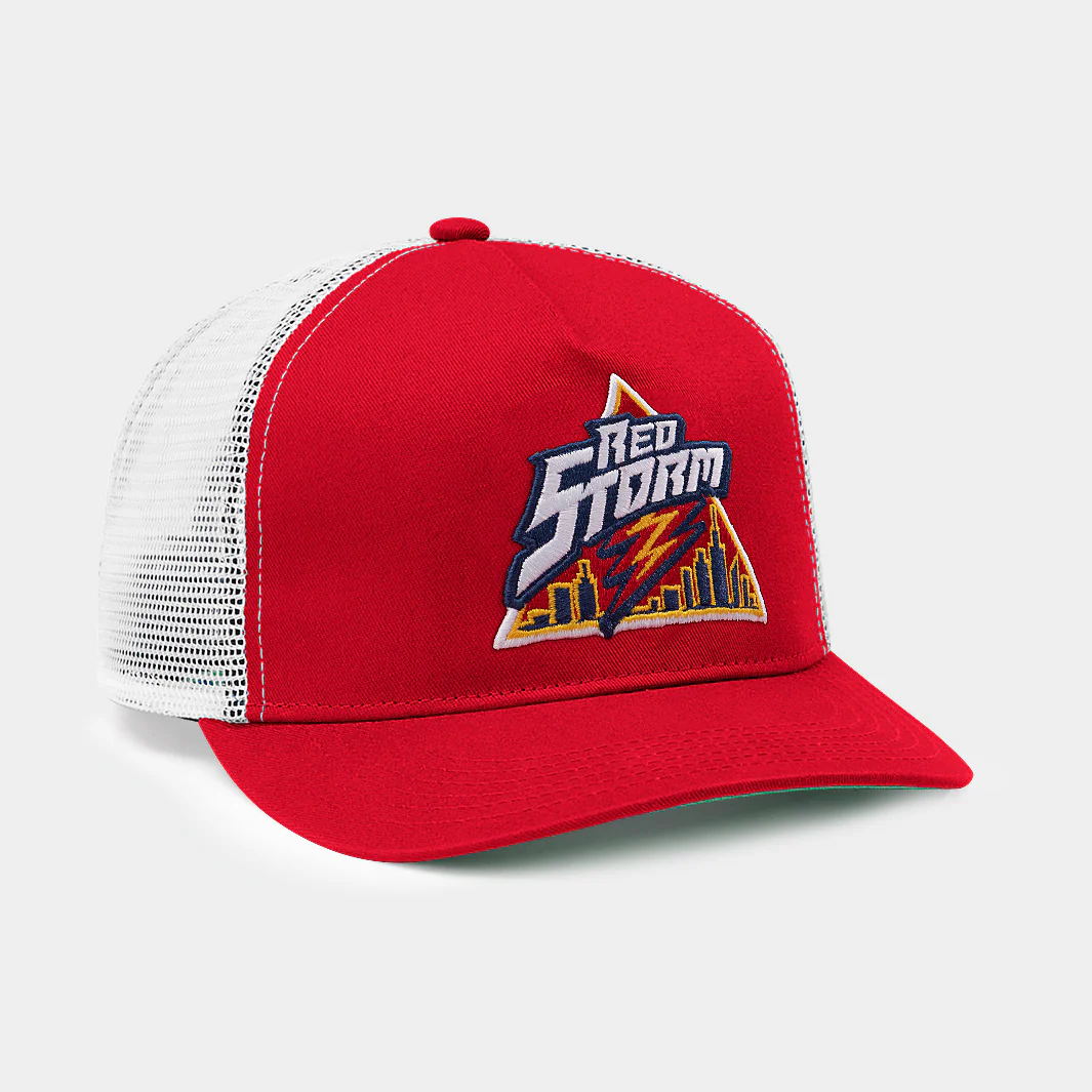 St. John's Red Storm Retro Logo Trucker Hat - Image 2