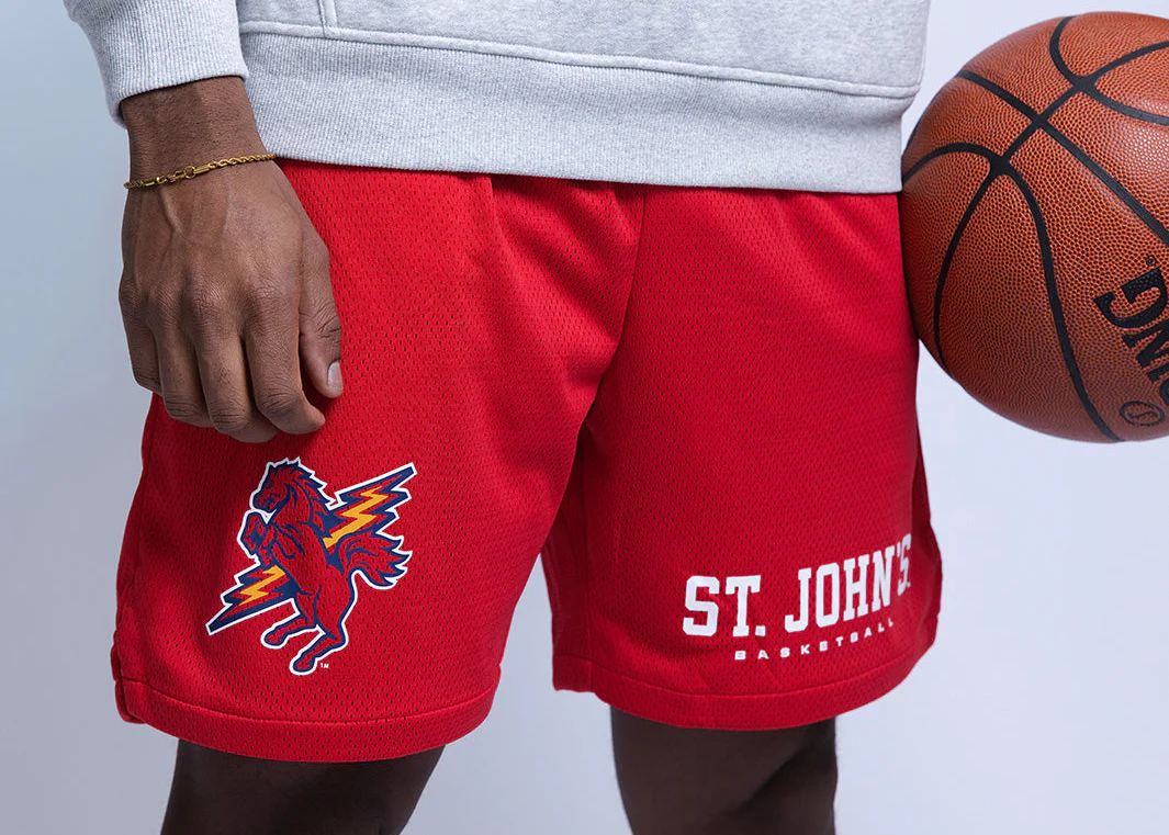 St. John's Red Storm Retro Mesh Shorts - Image 4