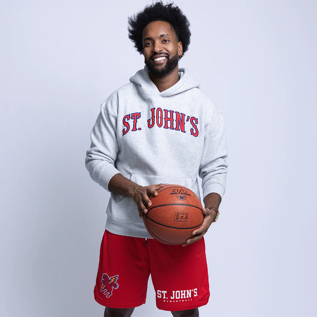 St. John's Red Storm Retro Mesh Shorts - Image 5