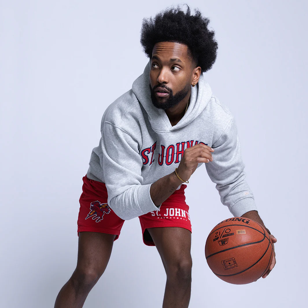 St. John's Red Storm Retro Mesh Shorts - Image 6