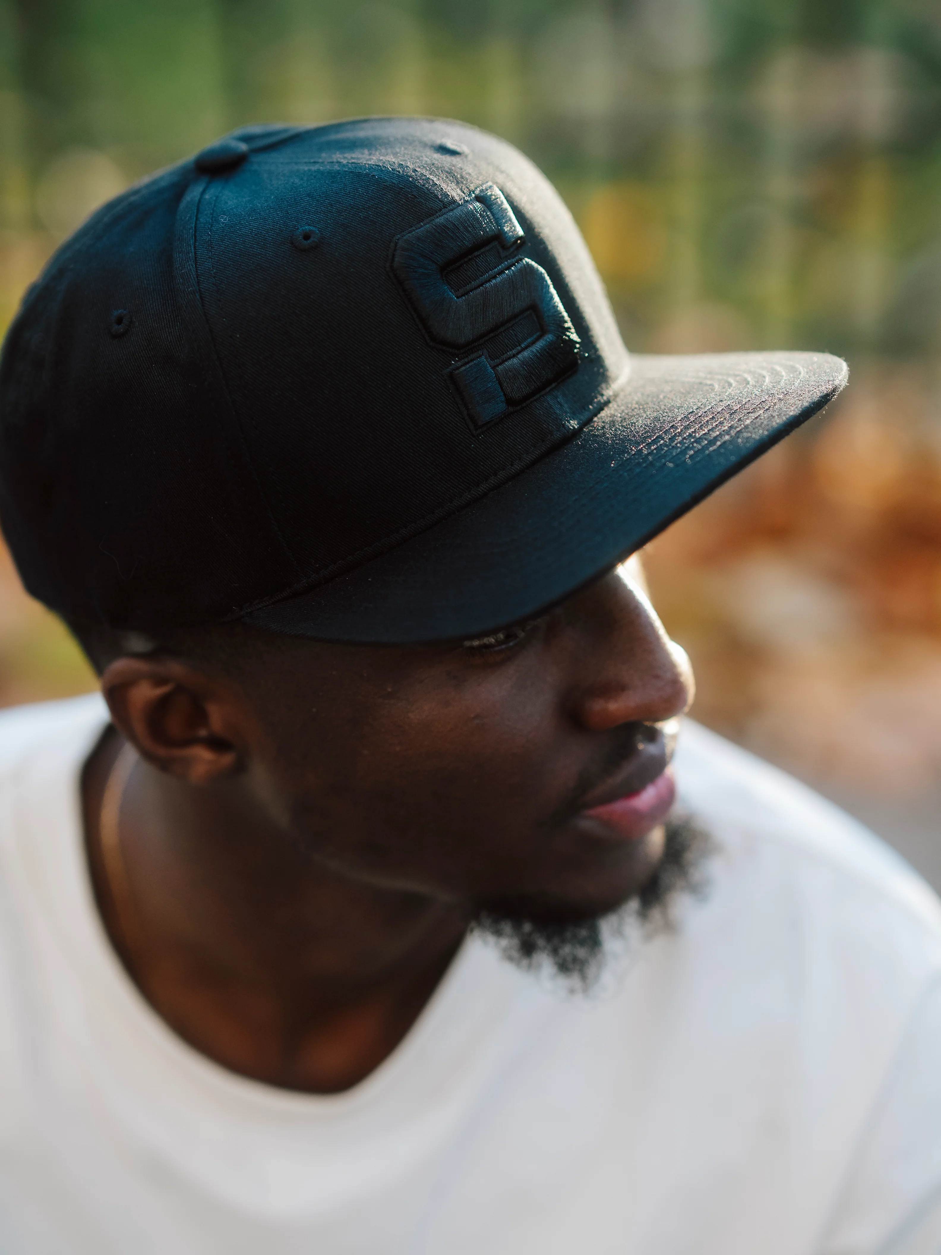 Syracuse Orange Logo Blackout Snapback Hat - Image 4
