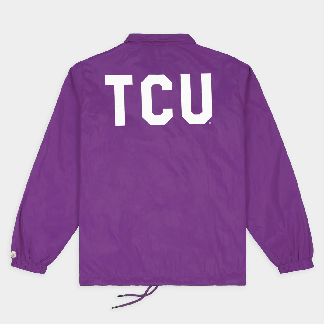 TCU Horned Frogs Vintage Logo Coaches Jacket - Image 2