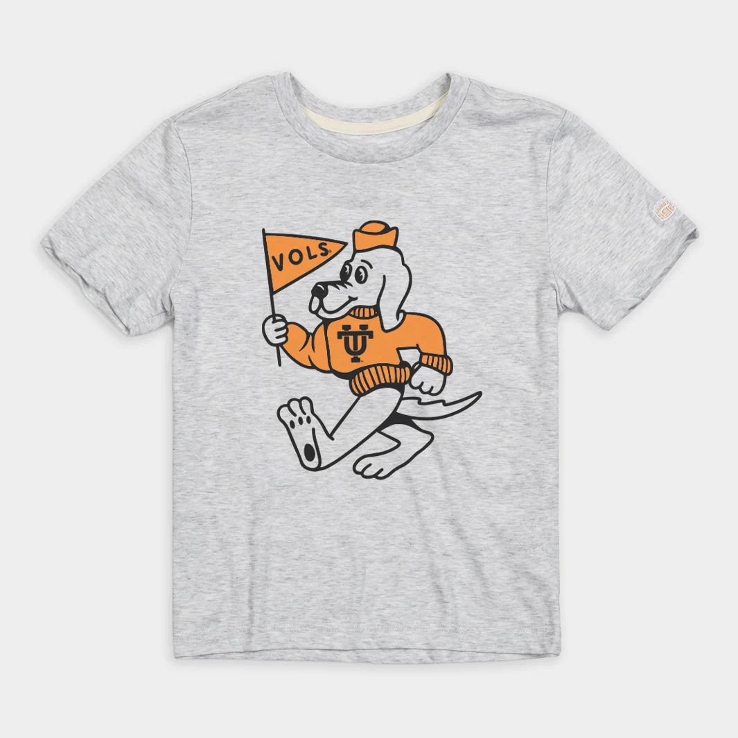 Tennessee Retro Smokey Cartoon Youth Tee