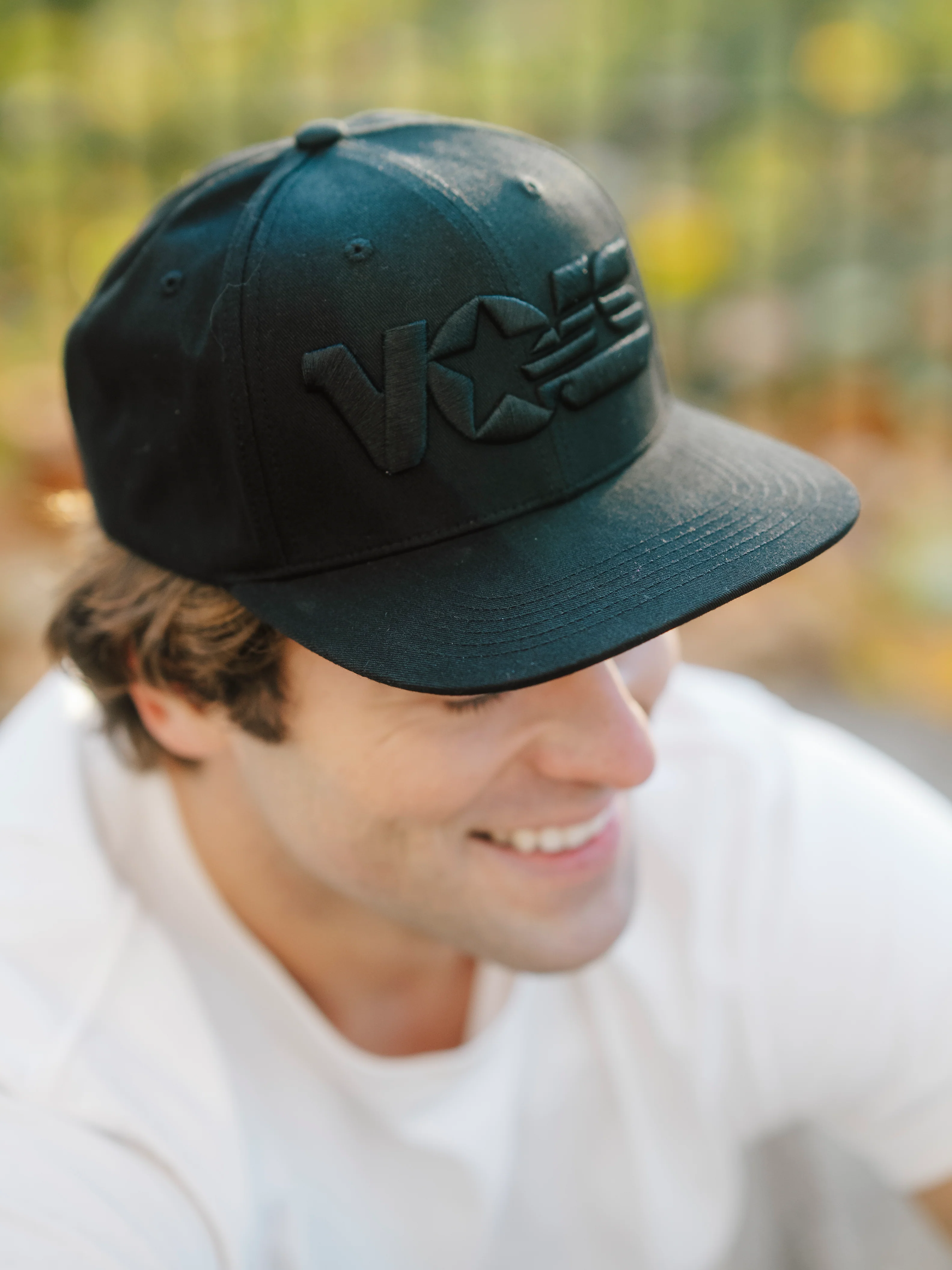 Tennessee Volunteers Logo Blackout Snapback Hat - Image 4