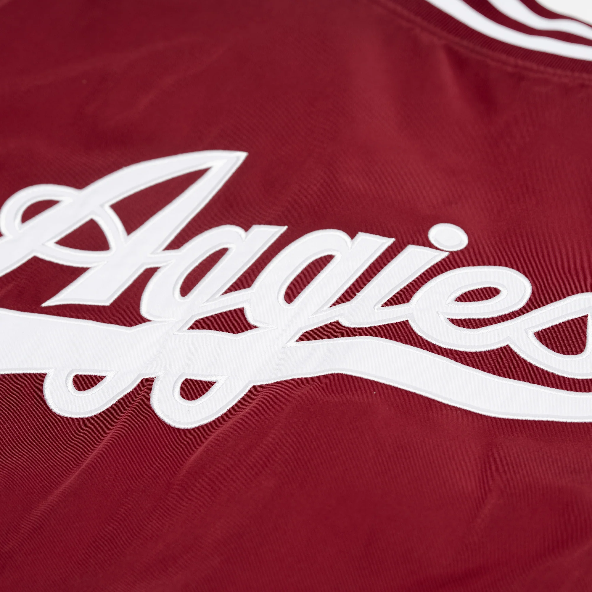 Texas A&M Aggies Vintage Script Bomber Jacket - Image 4