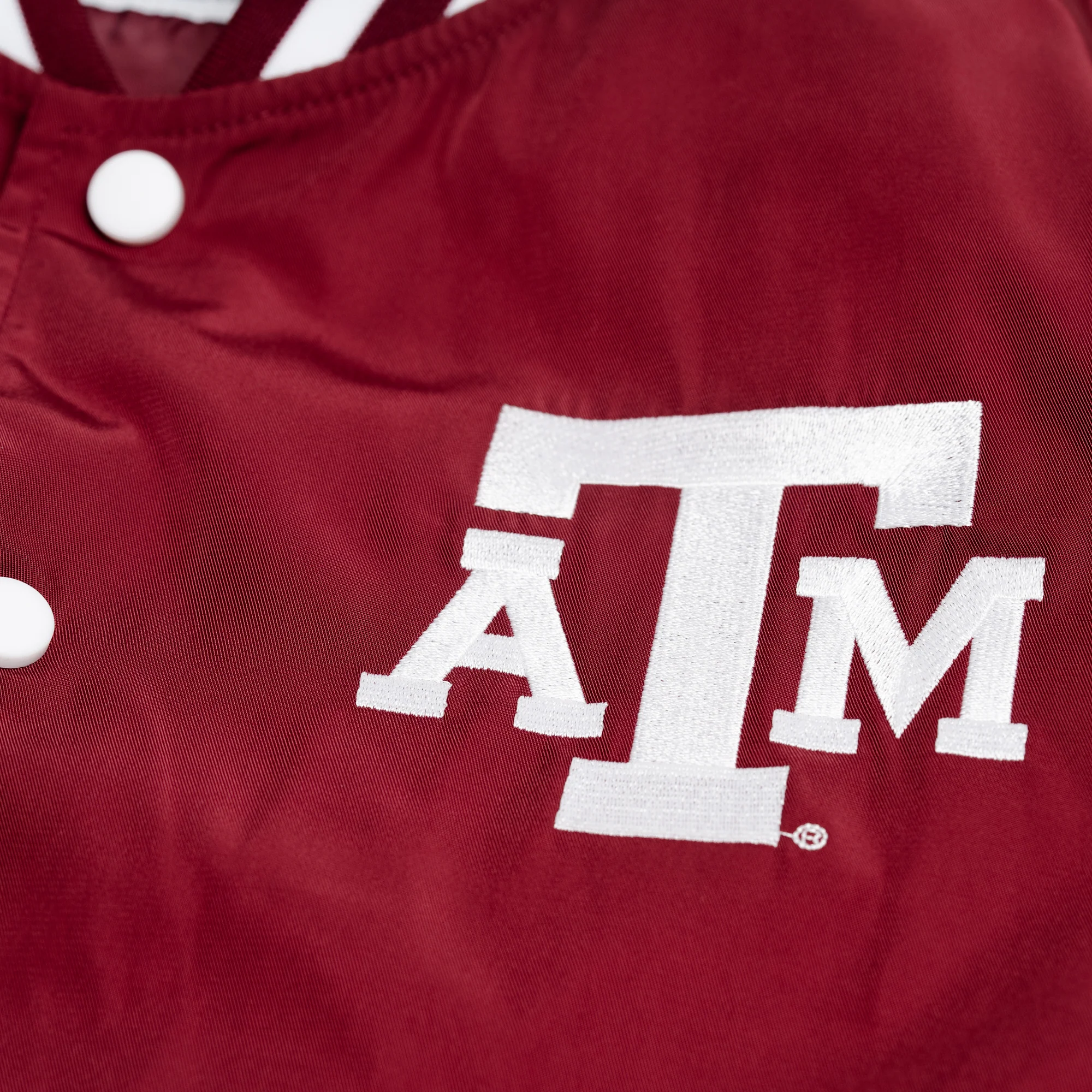 Texas A&M Aggies Vintage Script Bomber Jacket - Image 6