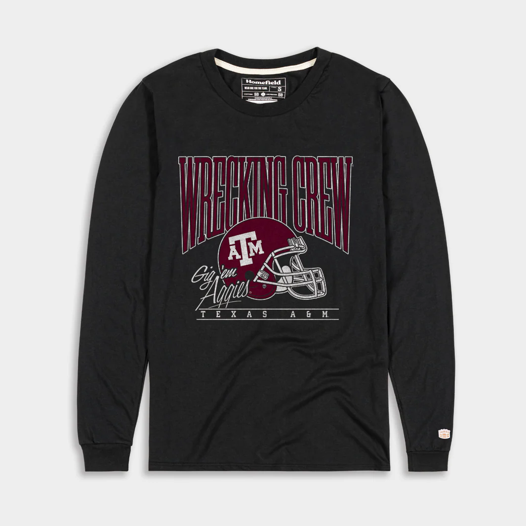 Texas A&M Football Wrecking Crew Long Sleeve