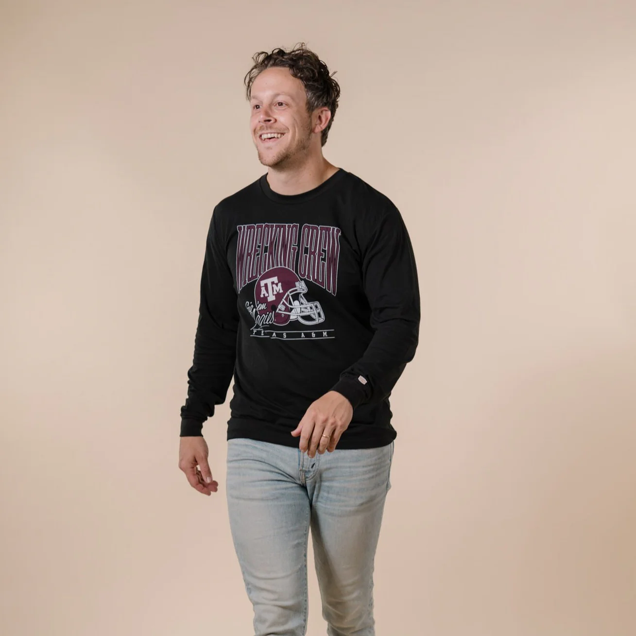 Texas A&M Football Wrecking Crew Long Sleeve - Image 2