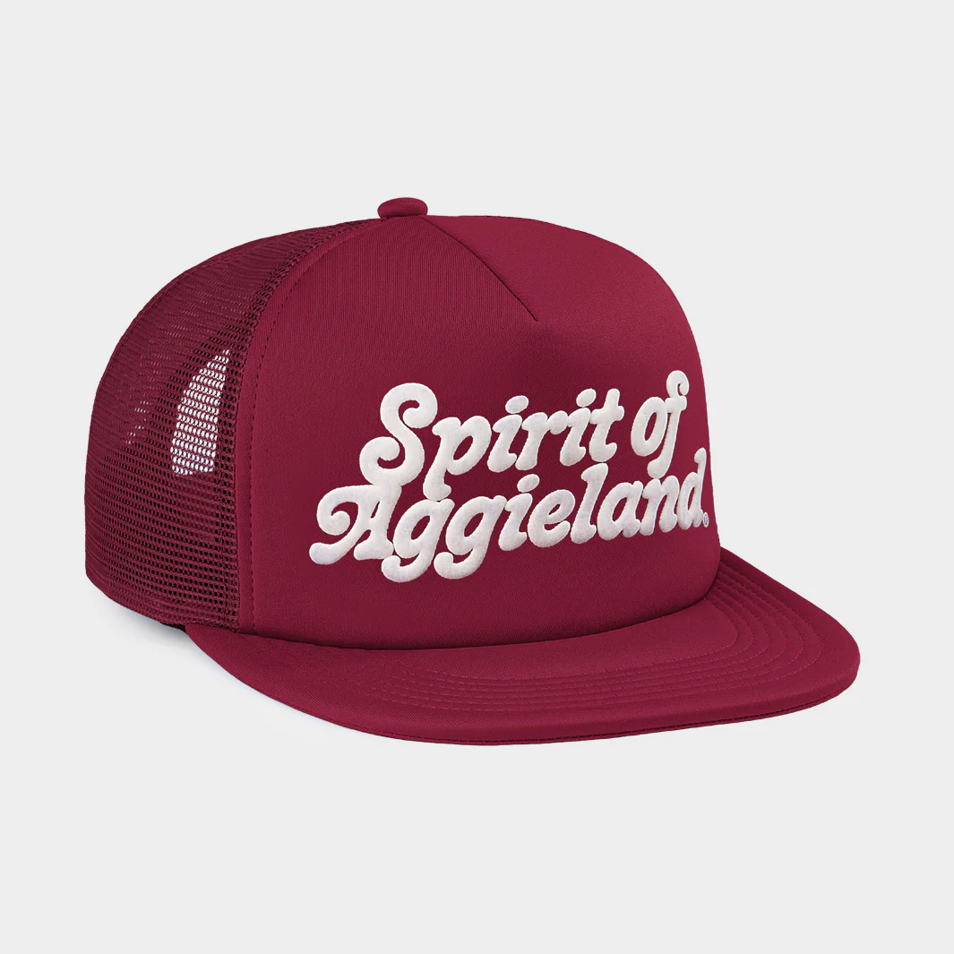 Texas A&M "Spirit of Aggieland" Puff Ink Trucker Hat - Image 2
