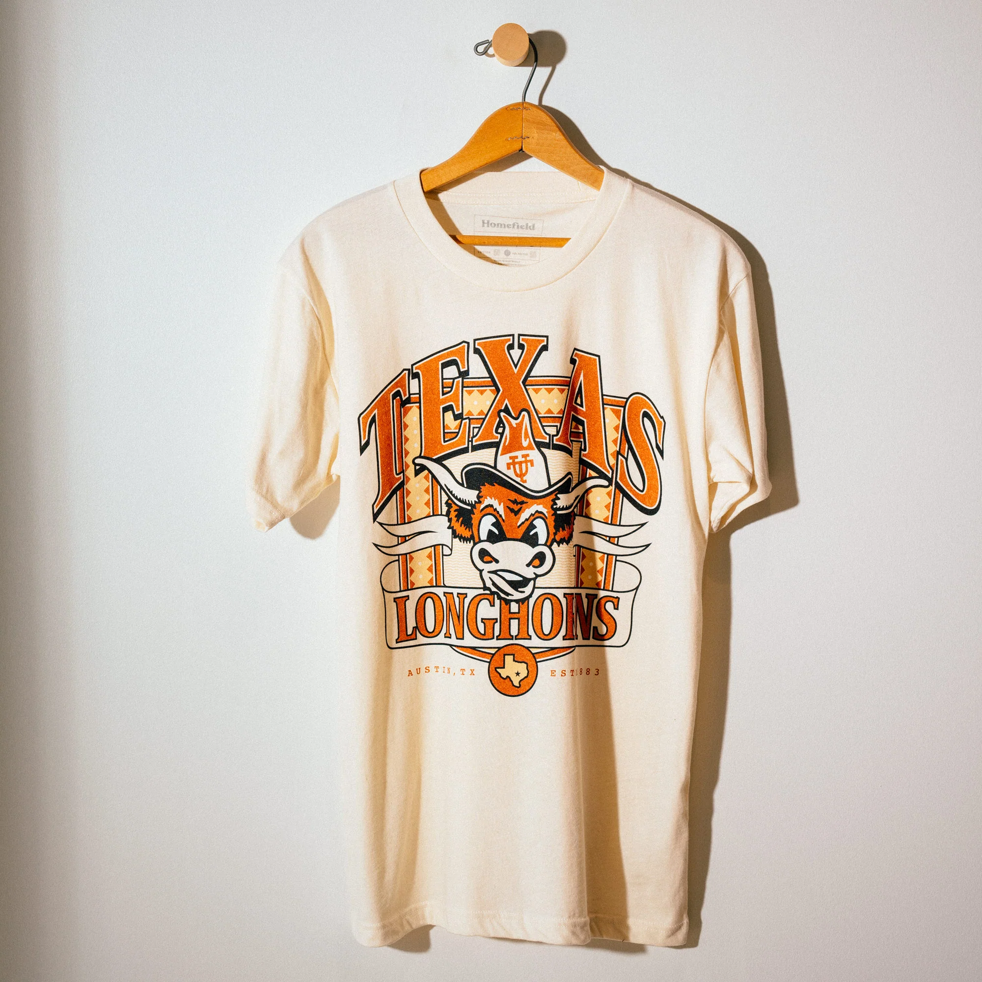 Texas Longhorns Vintage Logo Estd. 1883 Tee - Image 2