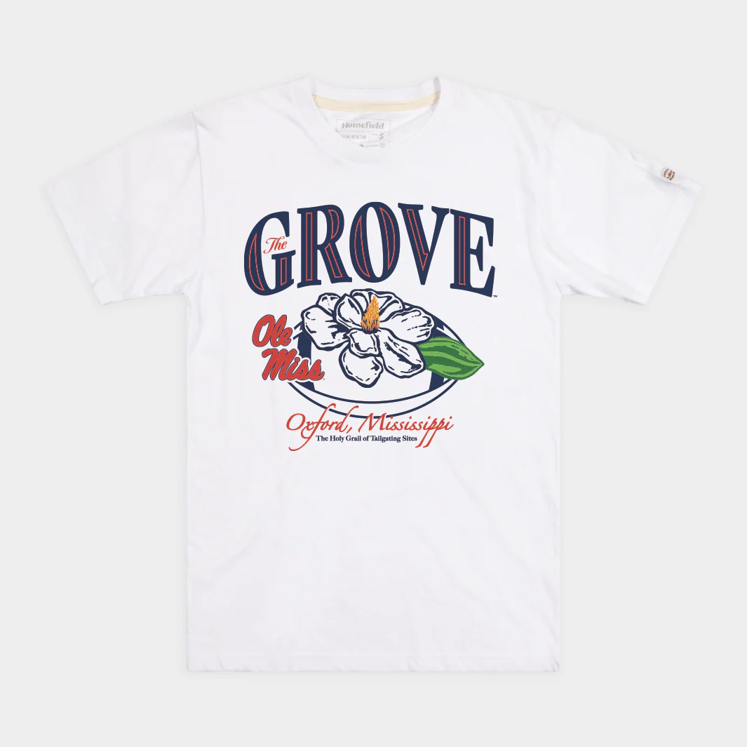 The Grove at Ole Miss Retro Football Tee