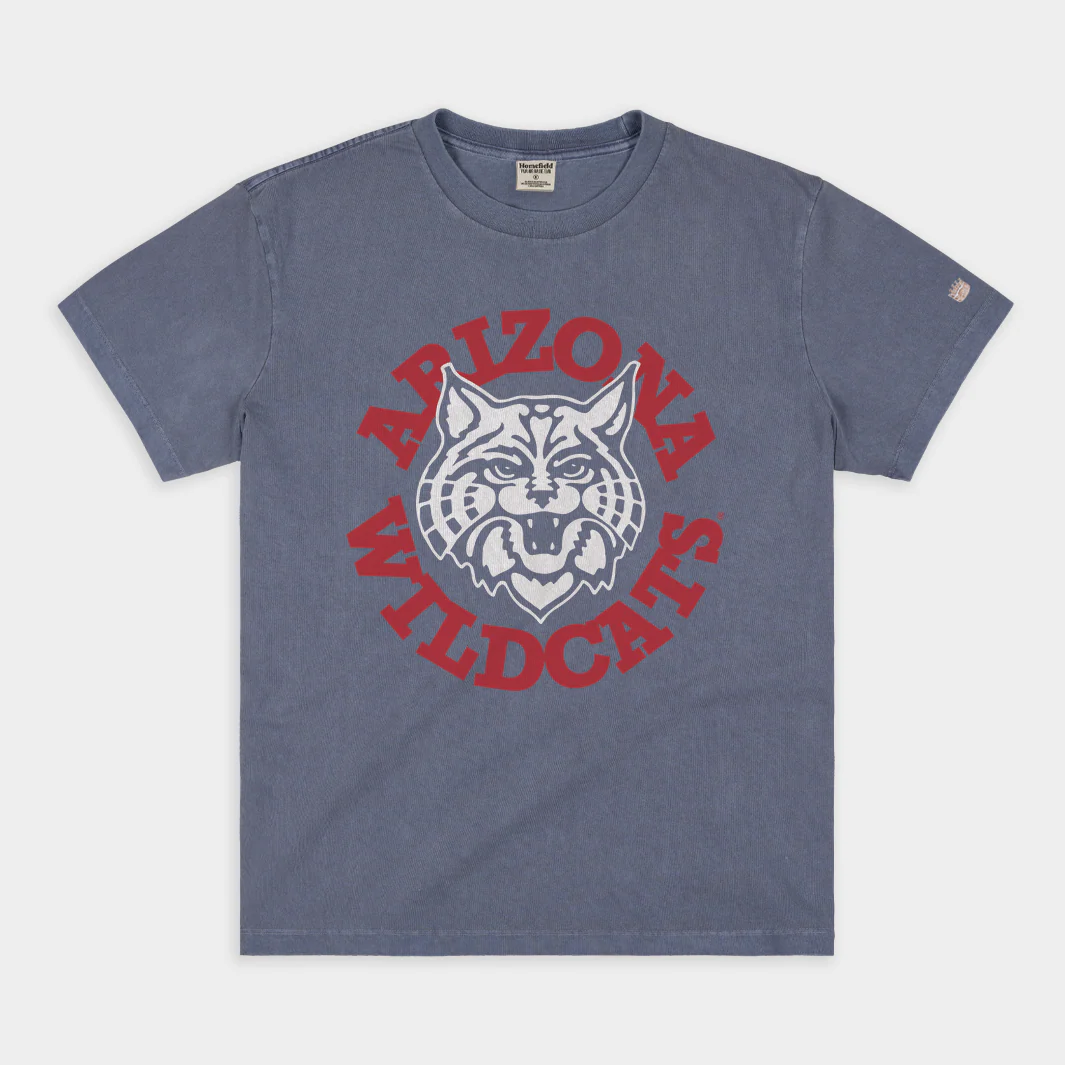 Throwback Arizona Wildcats Logo Vintage Heavyweight Tee