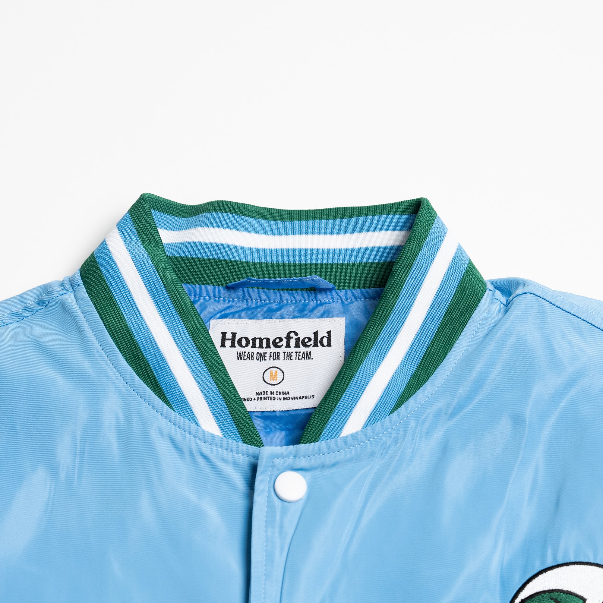 Tulane Green Wave Script Vintage-Inspired Bomber Jacket - Image 4