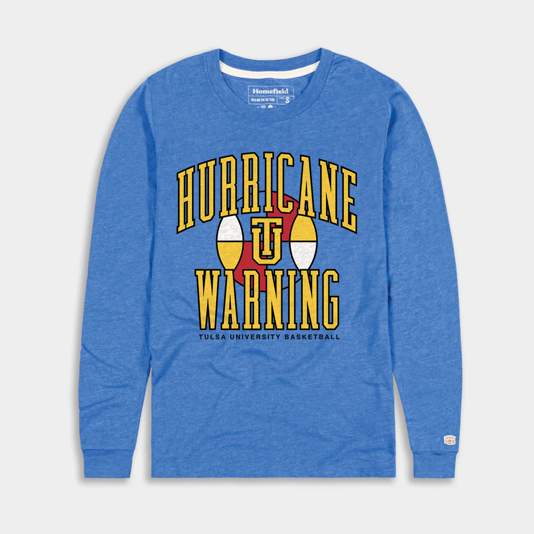 Tulsa Basketball "Hurricane Warning" Long Sleeve
