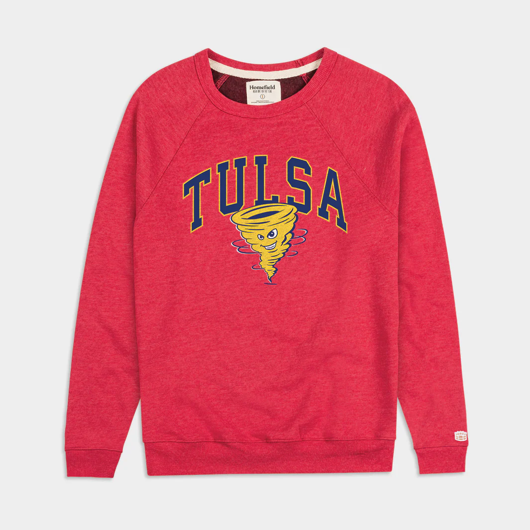 Tulsa Golden Hurricane Logo Crewneck