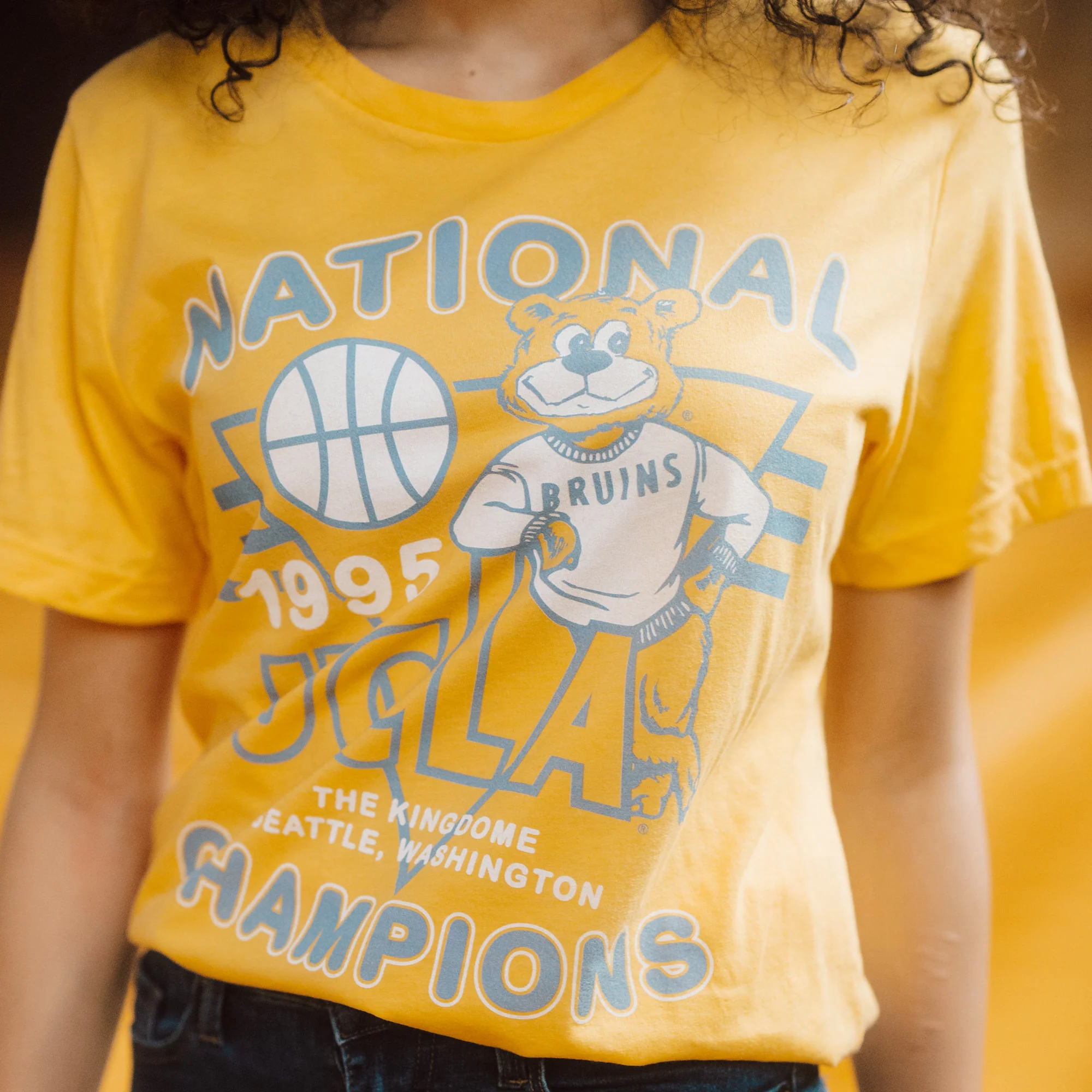 UCLA Bruins Men's Basketball 1995 National Champs Tee - Image 2