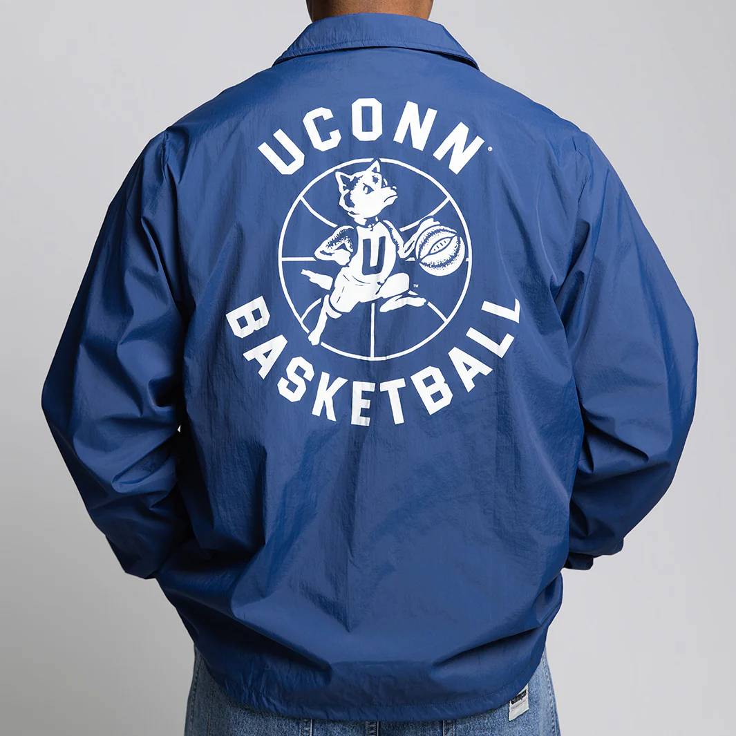 UConn Huskies Basketball 1970s Coaches Jacket - Image 5
