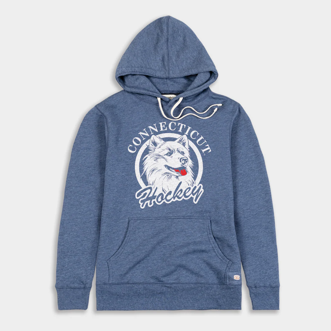 UConn Huskies Connecticut Hockey Retro Hoodie