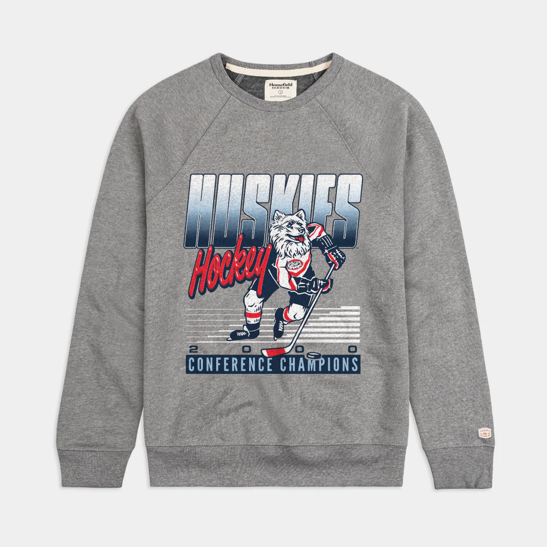 UConn Huskies Hockey 2000 Conference Champs Crewneck
