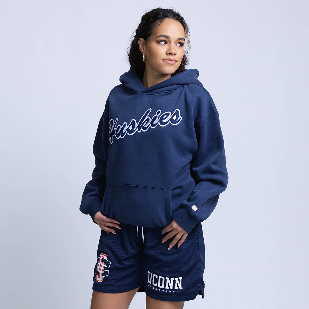 UConn Huskies Retro Mesh Shorts - Image 5