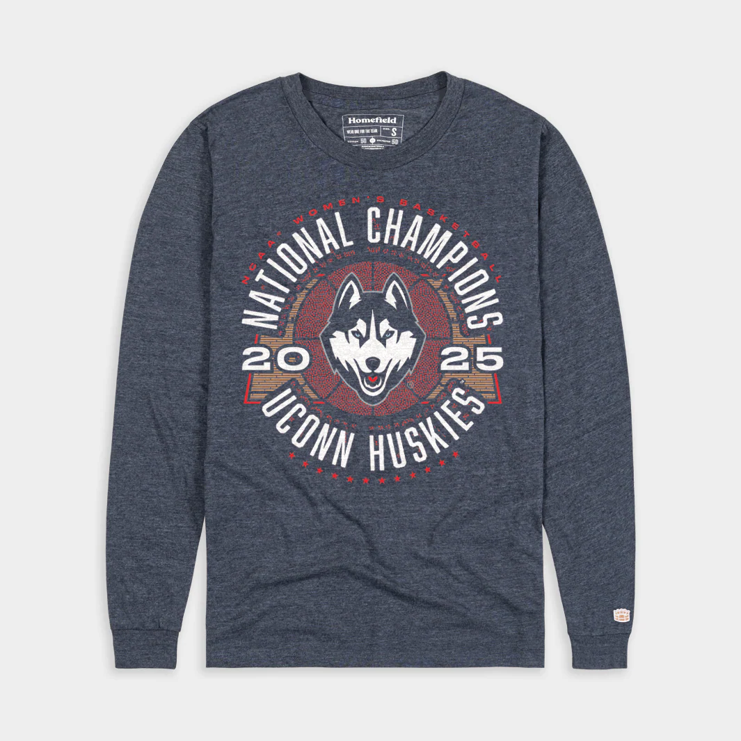 UConn Women's Basketball 12-Time National Champs Long Sleeve Tee