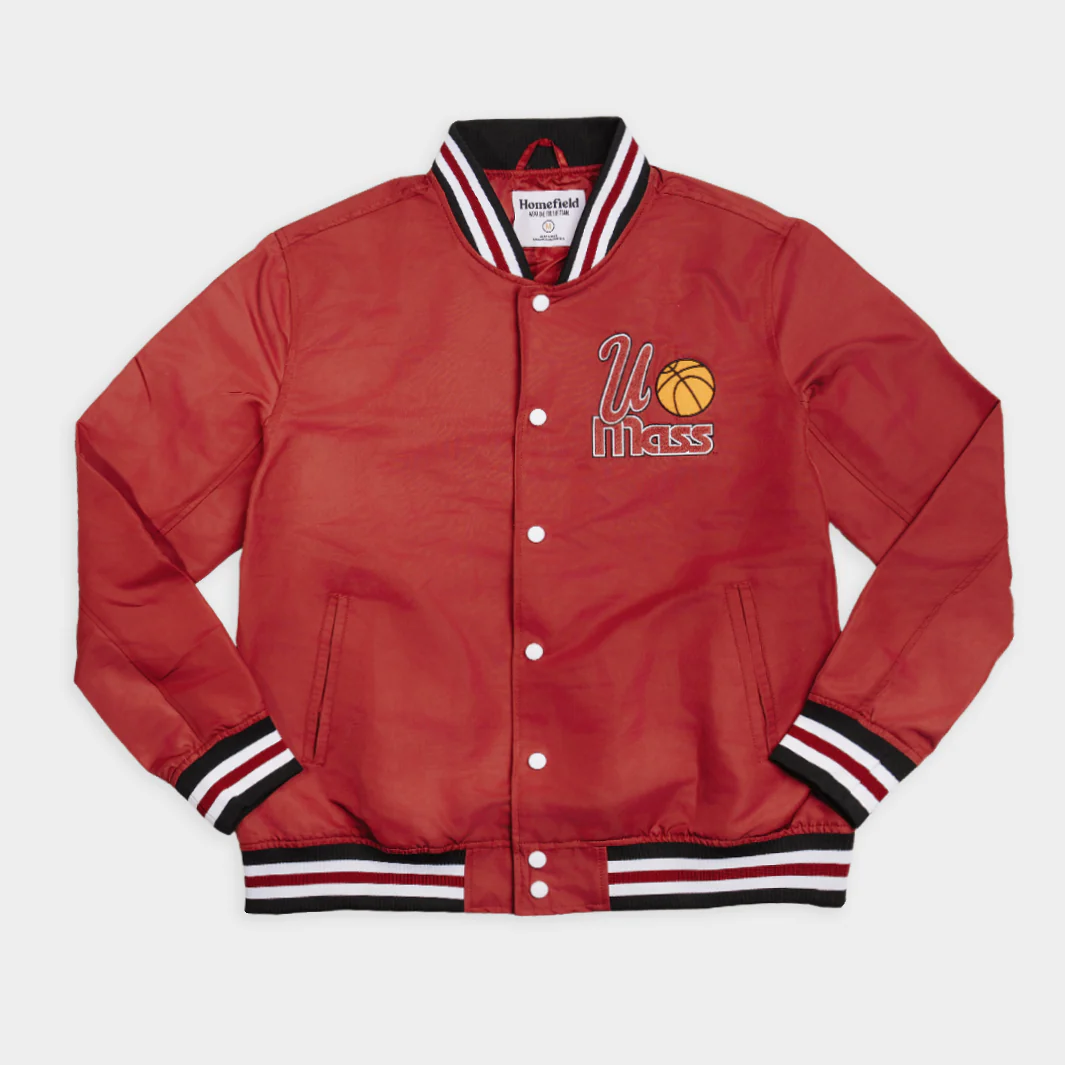 UMass Minutemen Basketball Bomber Jacket