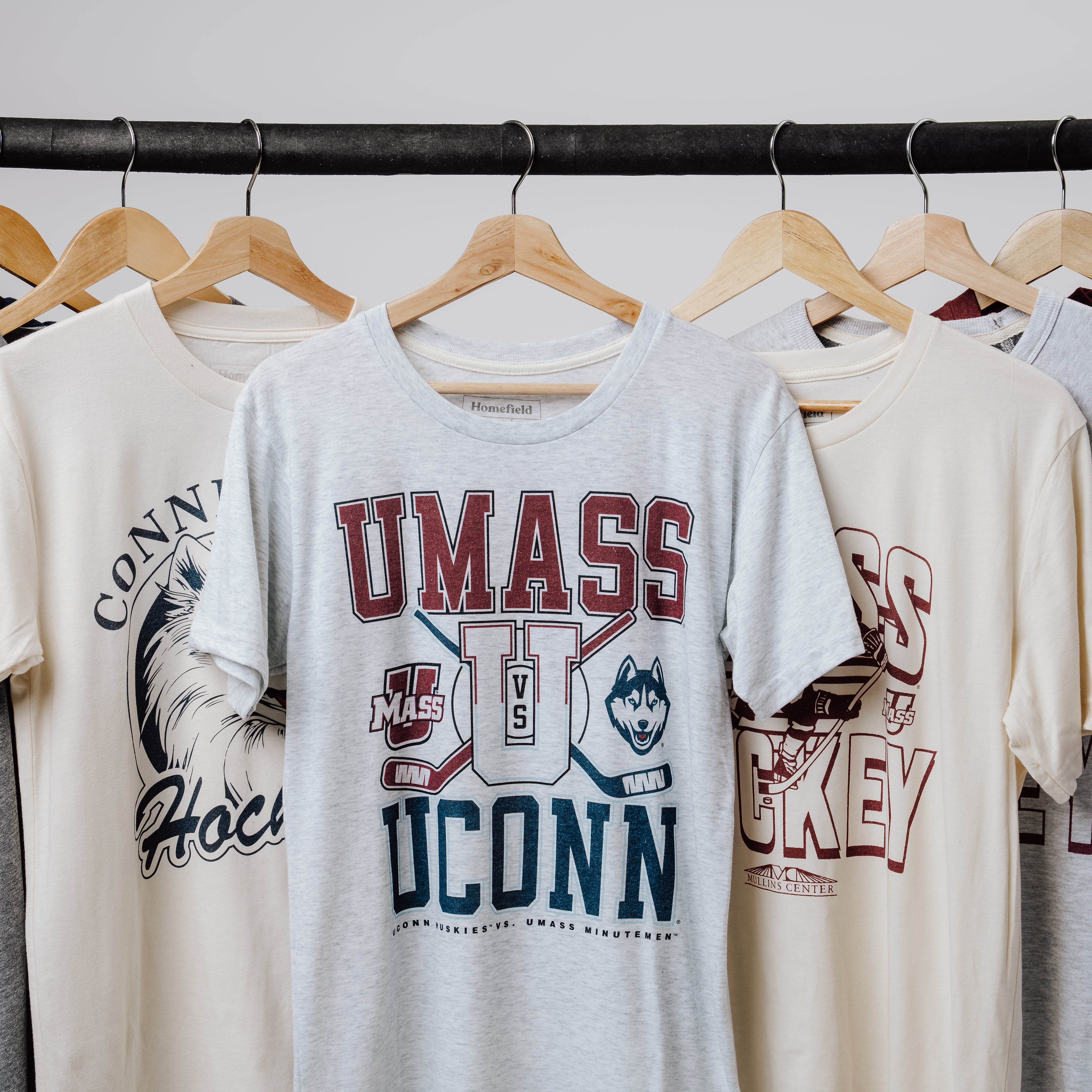 UMass vs. UConn Hockey "U" Game Tee - Image 2