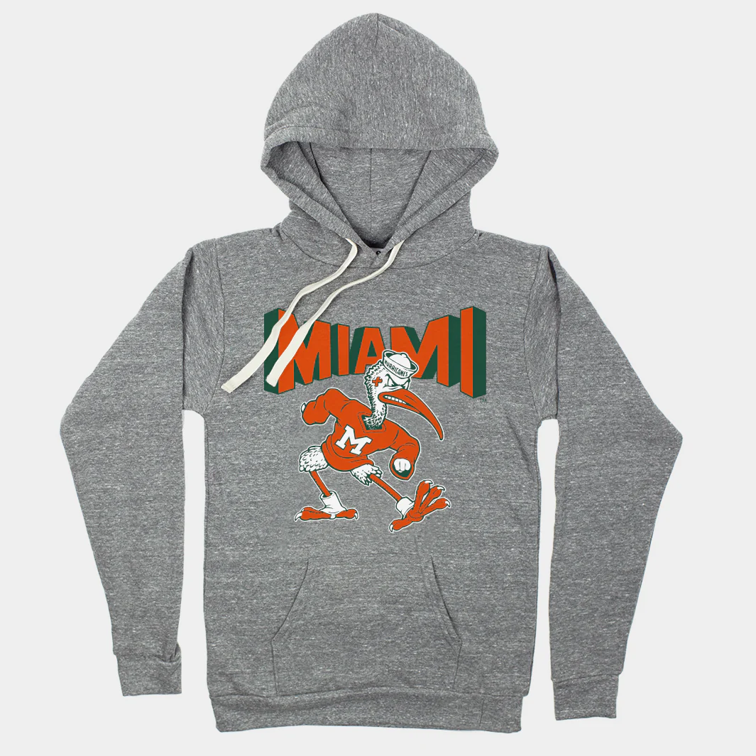 Vintage University of Miami ‘Canes Hoodie
