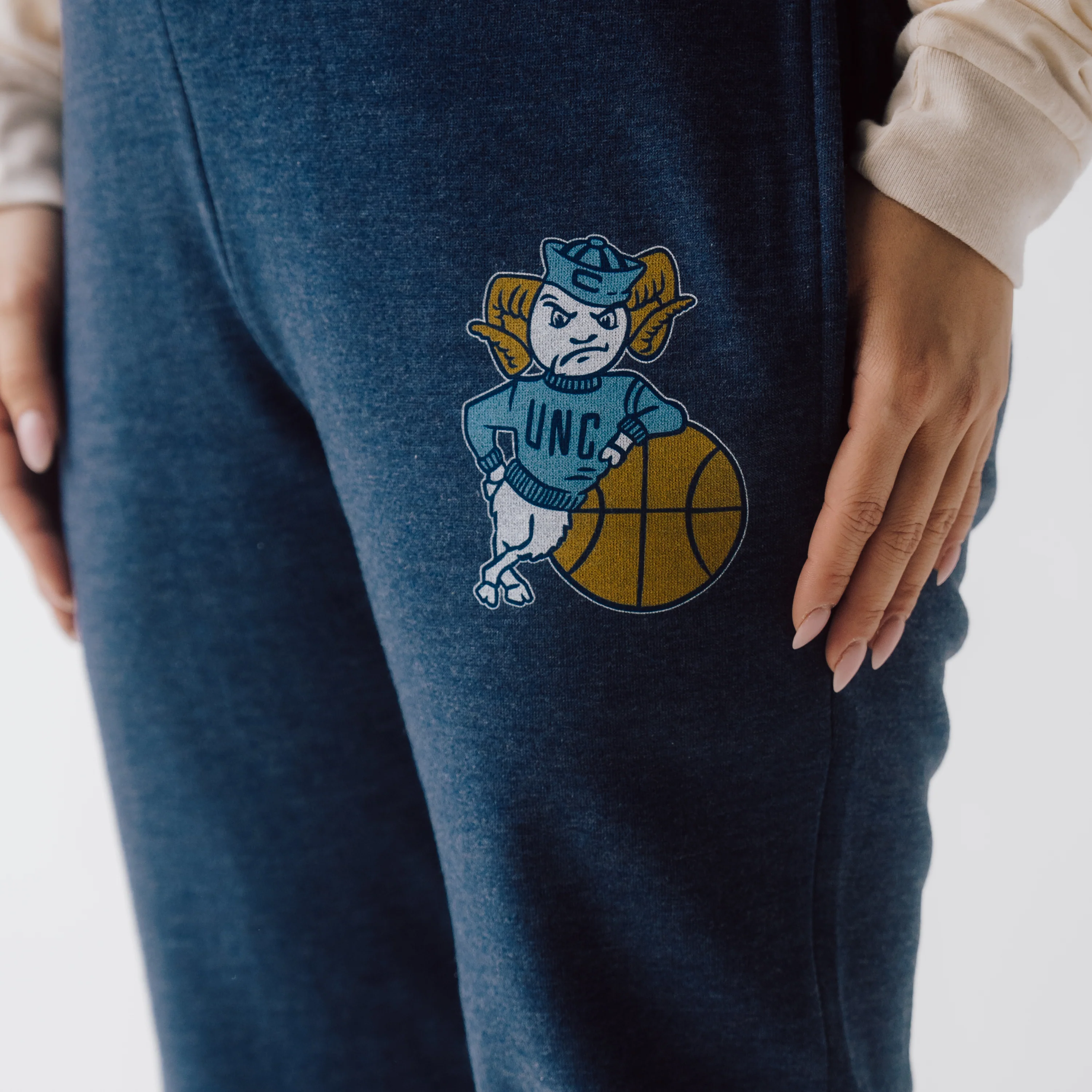 UNC Basketball Vintage Rameses Joggers - Image 2