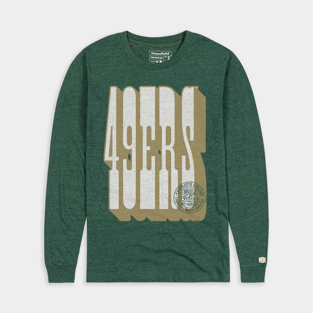 Charlotte 49ers Retro Mark and Seal Long Sleeve