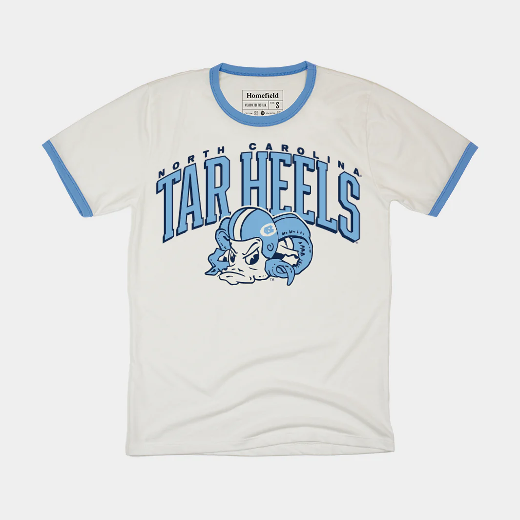 UNC Tar Heels Retro Ringer Tee