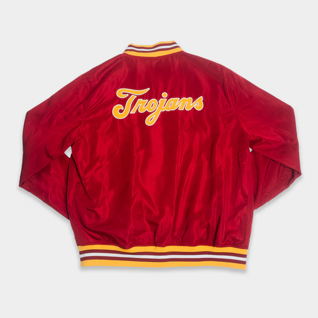 USC Vintage Trojans Script and Logo Bomber Jacket - Image 2