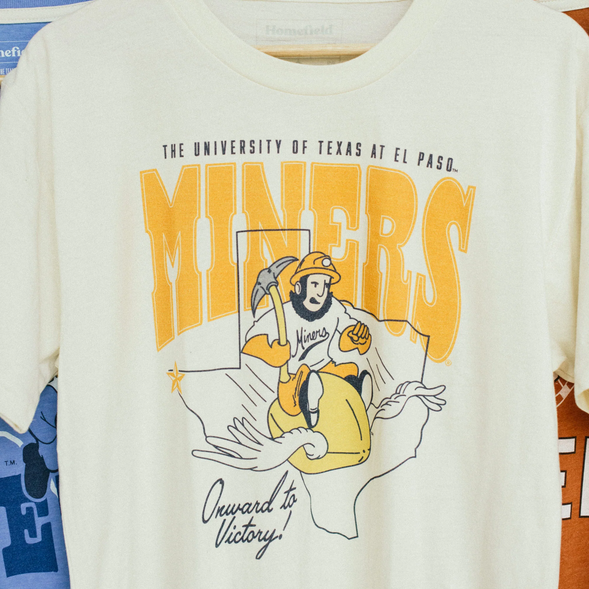 UTEP Football Vintage Flying Paydirt Pete Tee - Image 2