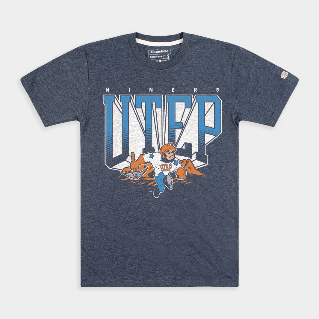 UTEP Miners 1990s Vintage Paydirt Pete Tee