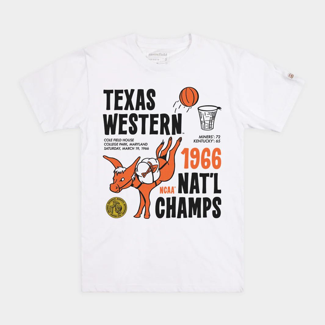 UTEP Texas Western 1966 Champs Throwback Tee