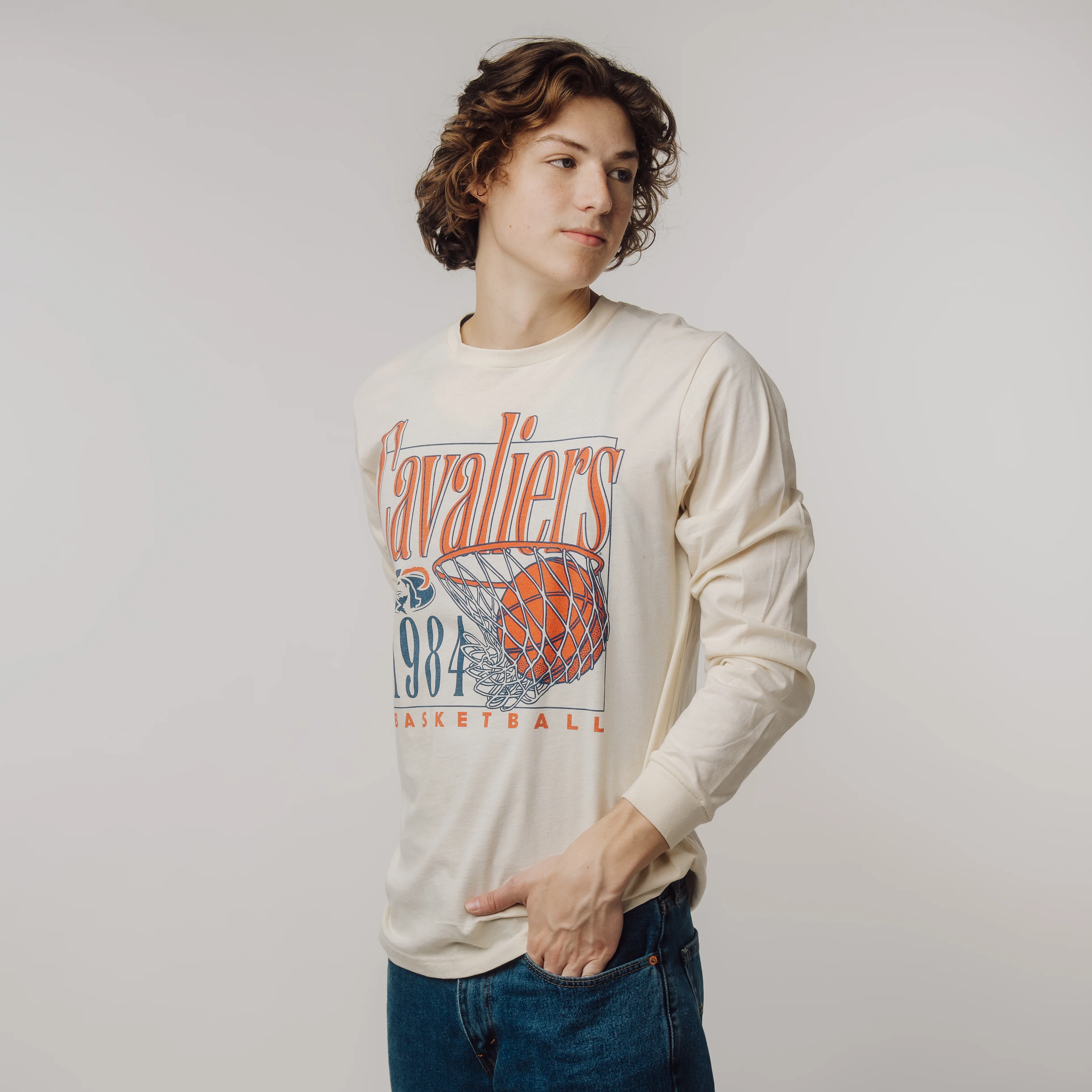UVA Cavaliers Men's Basketball 1984 Long Sleeve - Image 2