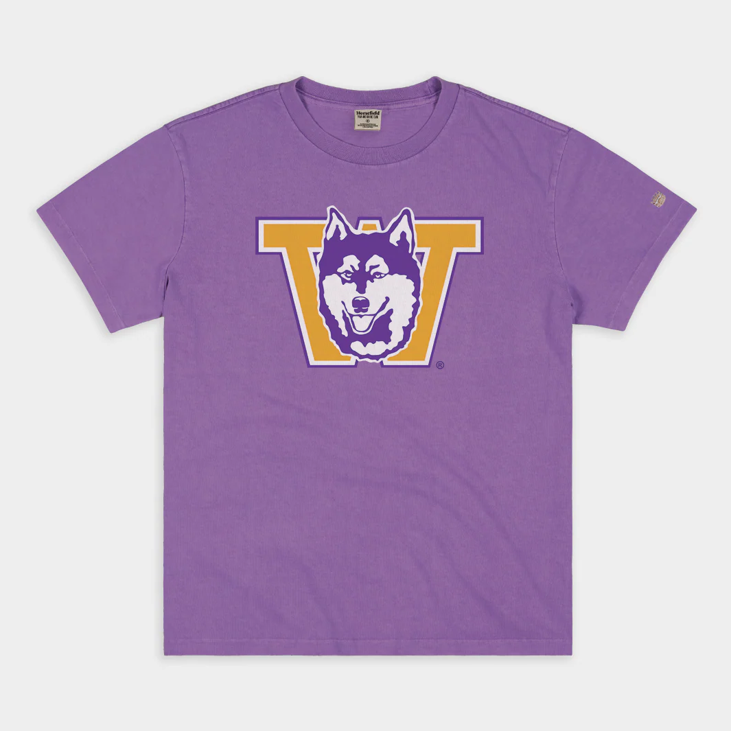 UW Huskies Logo Vintage Heavyweight Tee