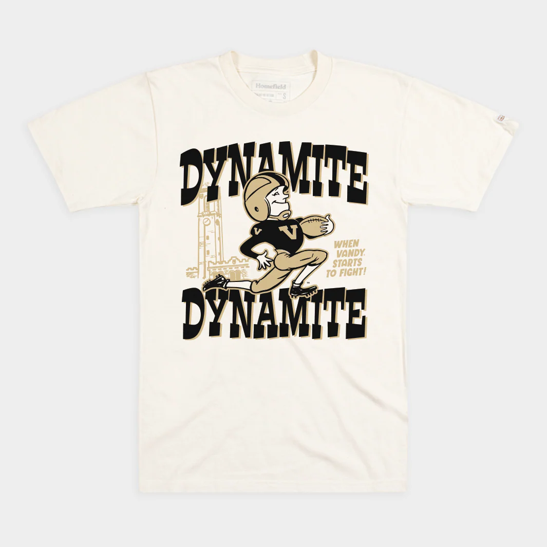 Vanderbilt Football "Dynamite" Retro Tee